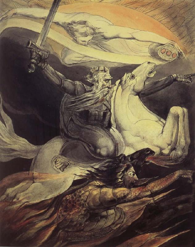 William Blake Death on a Pale Horse Germany oil painting art